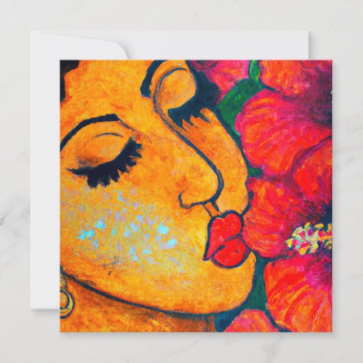 Hawaiianische Aloha-Kundenkarte leer (Vorderseite)