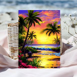 Hawaiianische Aloha-Postkarte Postkarte