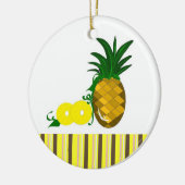 Hawaiianische Ananas Keramikornament (Links)