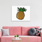 Hawaiianische Ananas Leinwanddruck (Insitu (Wohnzimmer))