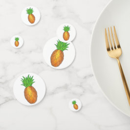 Hawaiianische Ananas Tropical Island Fruit Hawaii  Konfetti