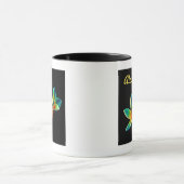 Hawaiianische ATEMBERAUBENDE Plumeria Wasserfarbe Tasse (Zentrum)