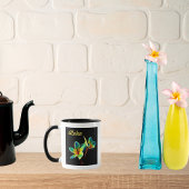 Hawaiianische ATEMBERAUBENDE Plumeria Wasserfarbe Tasse