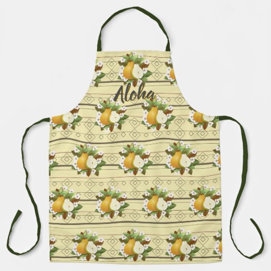 Hawaiianische Birnen Schürze (Vorderseite)