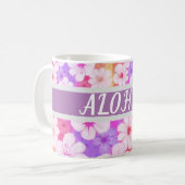Hawaiianische Blume Aloha 01  Kaffeetasse (Vorderseite Links)