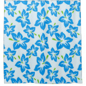 hawaiianische Blume Duschvorhang (Vorderseite)