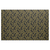 Hawaiianische Blume Garlands Gemustert Black and G Stoff (Fat Quarter (45,7 x 55,9 cm))