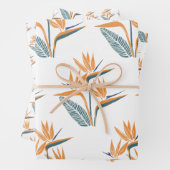 Hawaiianische Blume Geschenkpapier Set (Beispiel)