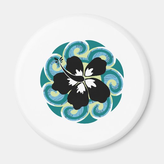 hawaiianische Blume Magnet (Vorne)