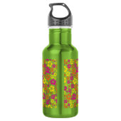 Hawaiianische Blume Niedlich Kinder Wasserflasche (Rückseite)