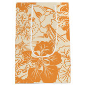 Hawaiianische Blume Ohai Alii Mittlere Geschenktüte (Rückseite)