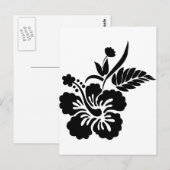 Hawaiianische Blume Postkarte (Vorne/Hinten)