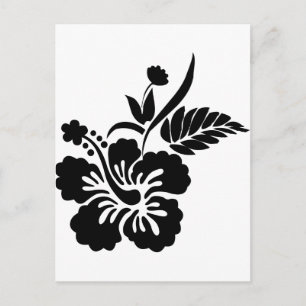Hawaiianische Blume Postkarte