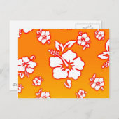 hawaiianische Blume Postkarte (Vorne/Hinten)