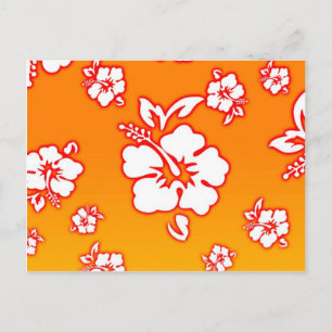 hawaiianische Blume Postkarte