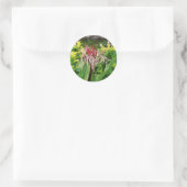 hawaiianische Blume Runder Aufkleber (Tasche)