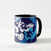 hawaiianische Blume und Pflanze Tasse (VorderseiteRechts)