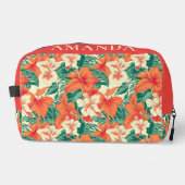 Hawaiianische Blume Waschbeutel (Vorderseite)