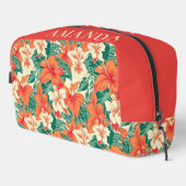 Hawaiianische Blume Waschbeutel (Rechte Ecke)