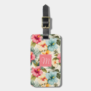 Hawaiianische Blumen Gepäckanhänger