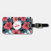 Hawaiianische Blumen-Gepäckanhänger Gepäckanhänger (Vorderseite horizontal)