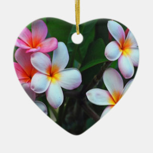 Hawaiianische Blumendekoration Keramik Ornament