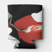 Hawaiianische Blütendose kühler Dosenkühler (Rückseite)