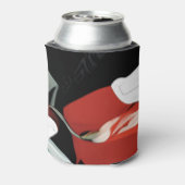 Hawaiianische Blütendose kühler Dosenkühler (Kanne Rückseite)