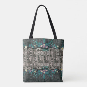Hawaiianische botanische Tapa-Fusion Tasche
