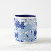 Hawaiianische "Contour Hawaii" Blaue Tasse (Zentrum)