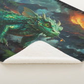 Hawaiianische Drache-Erwärmung selbst auf Lava Sherpadecke (3/4)