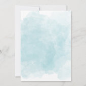 Hawaiianische Dusche mit blühenden Blumen Einladung (Rückseite)