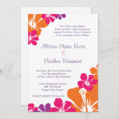 Hawaiianische Einladung (Vorne/Hinten)