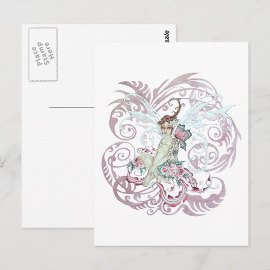 hawaiianische Fee Postkarte (Vorne/Hinten)