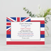 Hawaiianische Flagge, Fahne der Hawaii-Hochzeit Einladung (Stehend Vorderseite)