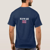 Hawaiianische Flagge, Flagge Hawaiis T-Shirt (Rückseite)