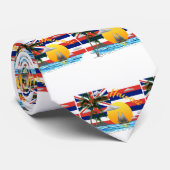 Hawaiianische Flagge Krawatte (Gerollt)