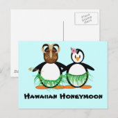 Hawaiianische Flitterwochen Postkarte (Vorne/Hinten)