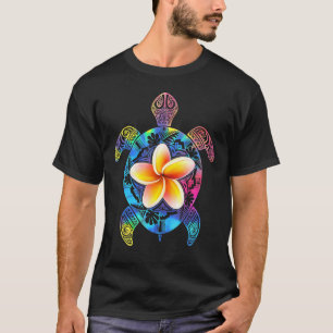 Hawaiianische Gefärbte Krawatte Meeresschildkröte, T-Shirt