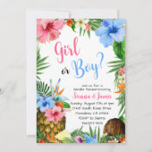 Hawaiianische Genderforschung, Aloha, Tropical Lua Einladung (Vorderseite)