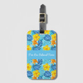 Hawaiianische Gepäckmarke Gepäckanhänger (Vorderseite Vertikal)