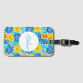 Hawaiianische Gepäckmarke Gepäckanhänger (Vorderseite (Horizontal))