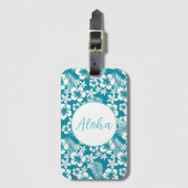 Hawaiianische Gepäckmarke Gepäckanhänger (Vorderseite Vertikal)