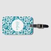 Hawaiianische Gepäckmarke Gepäckanhänger (Vorderseite (Horizontal))