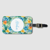 Hawaiianische Gepäckmarke Gepäckanhänger (Vorderseite (Horizontal))