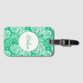 Hawaiianische Gepäckmarke Gepäckanhänger (Vorderseite (Horizontal))