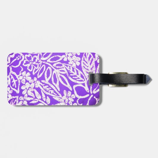 Hawaiianische Gepäckmarke Gepäckanhänger (Rückseite horizontal)