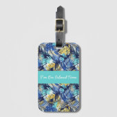 Hawaiianische Gepäckmarke Gepäckanhänger (Vorderseite Vertikal)