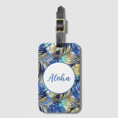Hawaiianische Gepäckmarke Gepäckanhänger (Vorderseite Vertikal)