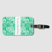 Hawaiianische Gepäckmarke Gepäckanhänger (Vorderseite (Horizontal))